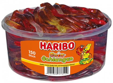 Żelki Haribo Węże Cola Schlangen 1050 g Żelki Haribo Węże Cola Schlangen 1050 g