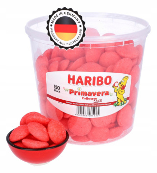 Żelki HARIBO Primavera Truskawkowe 1050g