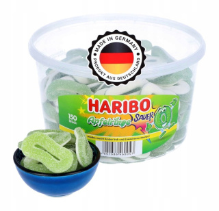 Żelki Saure Apfelringe Haribo 1200 g Kwaśne Jabłko