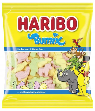 Żelki pianki HARIBO Bumix 175g Z NIEMIEC