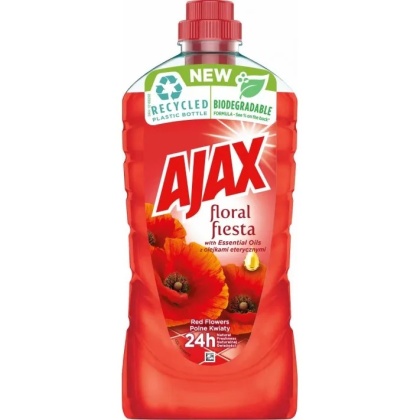 Ajax Polne kwiaty płyn uniwersalny do podłóg 1000ml Floral Fiesta