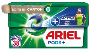 Ariel Active Deo Fresh Febreze kapsułki do prania uniwersalne 38 szt.