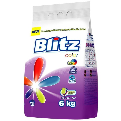 BLITZ proszek do prania kolorów 6kg 82p DE