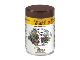 Chicco d’Oro India Kawa Mielona 250 g - aromatyczna mieszanka Arabiki i Robusty z południowych Indii