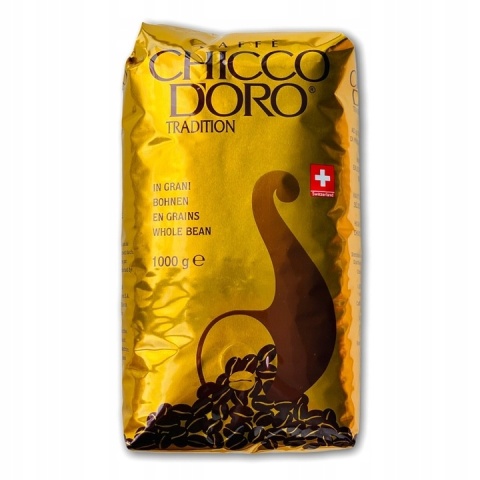 Chicco d'Oro Tradition Kawa ziarnista 1 kg - Klasyczna mieszanka z 90% Arabiki Chicco d'Oro Tradition Kawa ziarnista 1 kg - Klasyczna mieszanka z 90% Arabiki