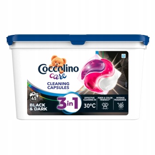 Coccolino Care Black Kapsułki 3w1 Do Prania Ciemnych Tkanin 45 szt