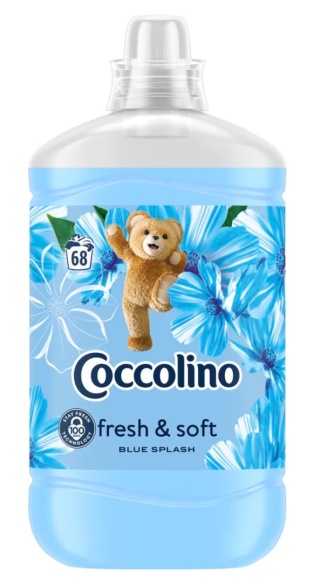 Coccolino Płyn do płukania Fresh & Soft Blue Splash 1700 ml - Zapach wiosennych kwiatów