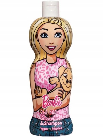 Disney Barbie żel i szampon 2w1 dla dziewczynek 400 ml