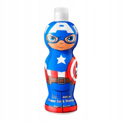 Disney Marvel Captain America żel i szampon 2w1 dla dzieci 400 ml