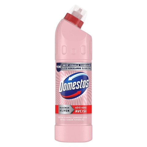 Domestos Różowy Żel do WC o zapachu białego mydła 750 ml Domestos Różowy Żel do WC o zapachu białego mydła 750 ml