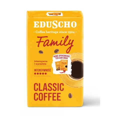 Eduscho Family 500g kawa mielona mocna 100% Robusta vacum