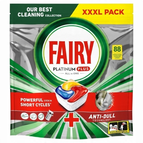 Fairy Platinum Plus Anti Terne Kapsułki Do Zmywarki 88szt Fairy Platinum Plus Anti Terne Kapsułki Do Zmywarki 88szt