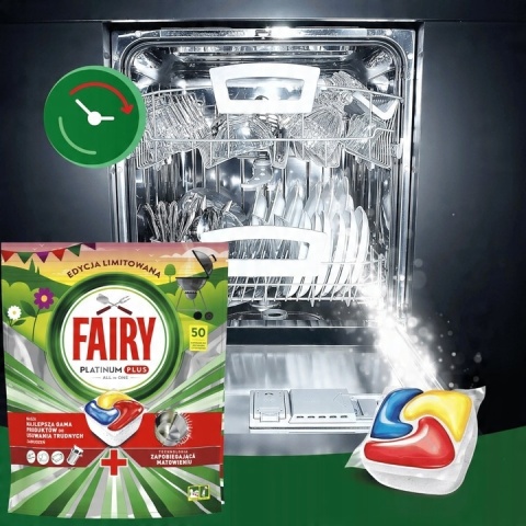 Fairy Platinum Plus Kapsułki do zmywarki 50 szt Fairy Platinum Plus Kapsułki do zmywarki 50 szt