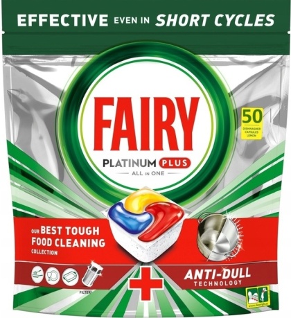 Fairy Platinum Plus Kapsułki do zmywarki 50 szt