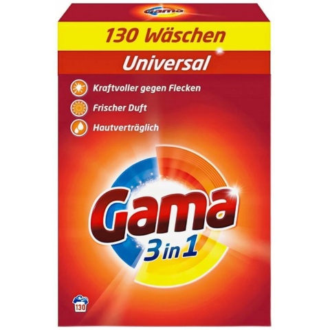Gama/Vizir Universal proszek do prania 7,8 kg - 130 prań