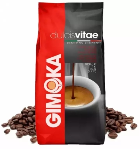 Gimoka Dolce Vita 1kg kawa ziarnista 100% Robusta intensywna włoska