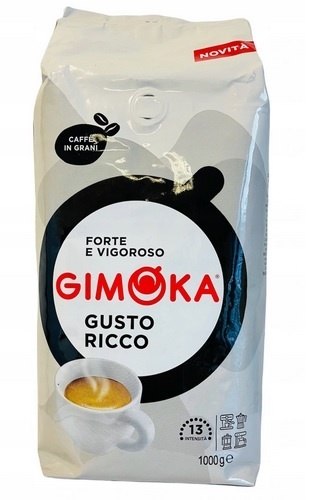 Gimoka Gusto Ricco 1kg kawa ziarnista mocna