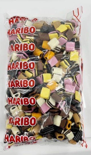 Haribo Konfekt Lakritz 3 kg DE - Klasyczne lukrecjowe żelki z Niemiec