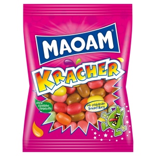Haribo Kracher Maoam 200 g - Kolorowe cukierki do żucia z nadzieniem