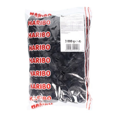 Haribo Lakritz Schnecken 3 kg - Klasyczne lukrecjowe ślimaki w dużym opakowaniu Haribo Lakritz Schnecken 3 kg - Klasyczne lukrecjowe ślimaki w dużym opakowaniu