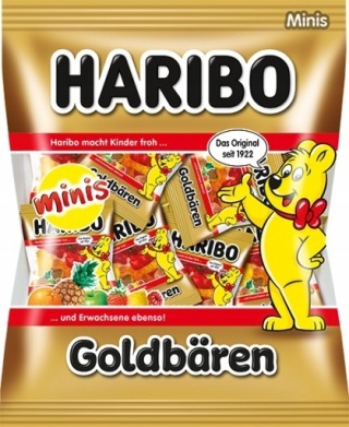 Haribo Minis Złote Misie Żelki Goldbären 250 g - Małe paczuszki owocowej przyjemności