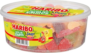 Haribo Nimm Dir Saures 750 g - Owocowa mieszanka kwaśnych żelków w dużym opakowaniu