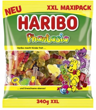 Haribo Phantasia Żelki 340 g - Niemiecka mieszanka smaków i kolorów