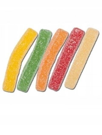 Haribo Pommes Sauer Kwaśne Frytki Owocowe 100 g - Owoce z nutą kwaśnego szaleństwa