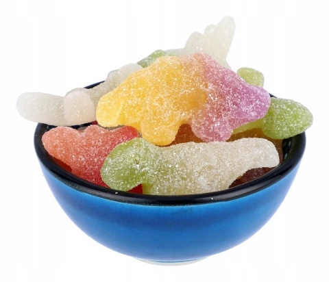 Haribo Żelki Dinozaury Sauerier 1350 g - Oryginalne kwaśne żelki z Niemiec