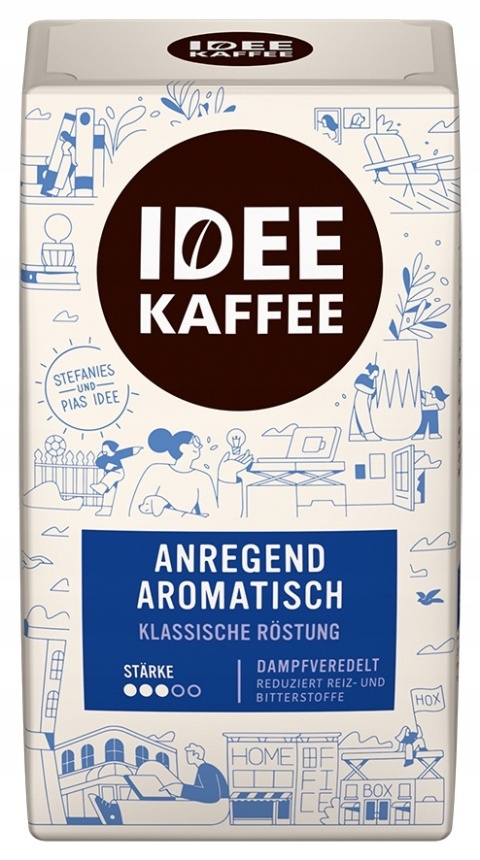 Idee Kaffee Classic 500 g kawa mielona łagodna Arabica Robusta