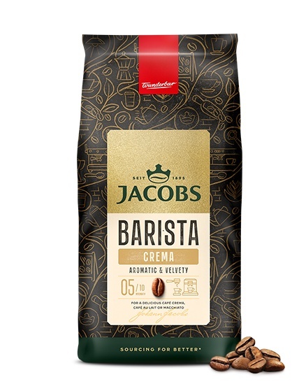 Jacobs Barista Crema 1 kg kawa ziarnista delikatna