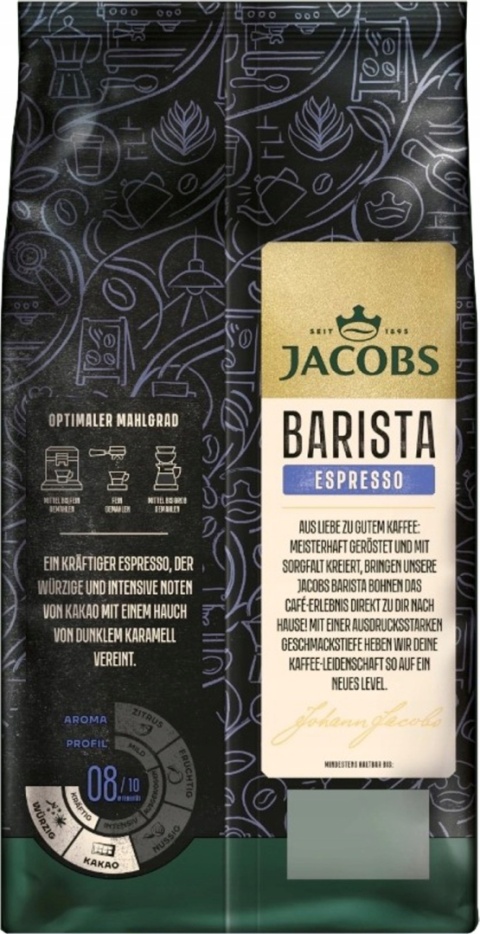 Jacobs Barista Espresso 1 kg kawa ziarnista intensywna