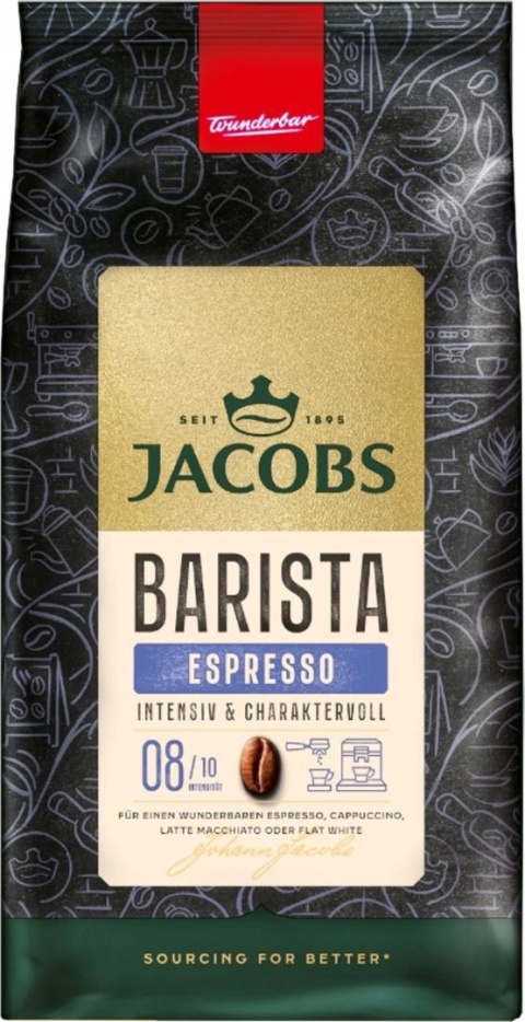 Jacobs Barista Espresso 1 kg kawa ziarnista intensywna