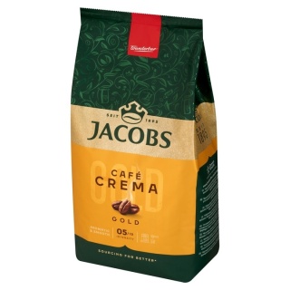 Jacobs Crema Gold 1 kg kawa ziarnista delikatna