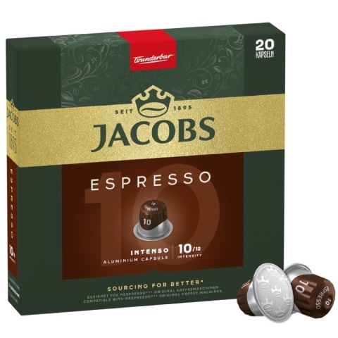 Jacobs Espresso 10 Intenso 20 kapsułek do Nespresso