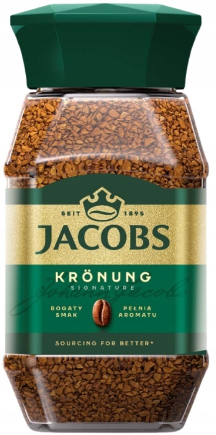 Jacobs Kronung 200 g kawa rozpuszczalna królewski aromat