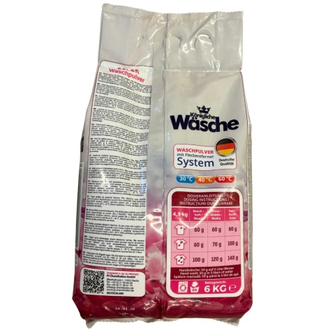 Königliche Wäsche Proszek do prania kolorów 6 kg DE - 80 prań Königliche Wäsche Proszek do prania kolorów 6 kg DE - 80 prań