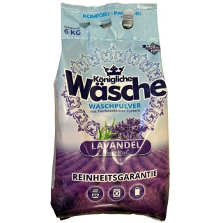 Königliche Wäsche Proszek do prania uniwersalny Lawenda 6 kg DE - 80 prań