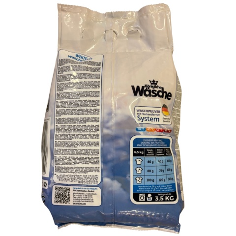 Königliche Wäsche WHITE Proszek do prania białego 3,5 kg DE - 50 prań