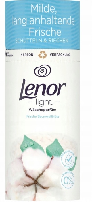 Lenor Perełki zapachowe Frische Baumwolle 160g - świeżość kwiatu bawełny