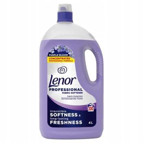 Lenor Professional Purple Bloom 4 l - Płyn do płukania, 200 prań, fioletowy Lenor Professional Purple Bloom 4 l - Płyn do płukania, 200 prań, fioletowy