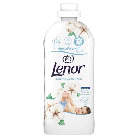 Lenor Sensitive Cotton Fresh Płyn do płukania 1,2 l Lenor Sensitive Cotton Fresh Płyn do płukania 1,2 l