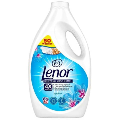 Lenor Żel do prania Aprilfrisch 2,5 l - 50 prań, uniwersalny Lenor Żel do prania Aprilfrisch 2,5 l - 50 prań, uniwersalny