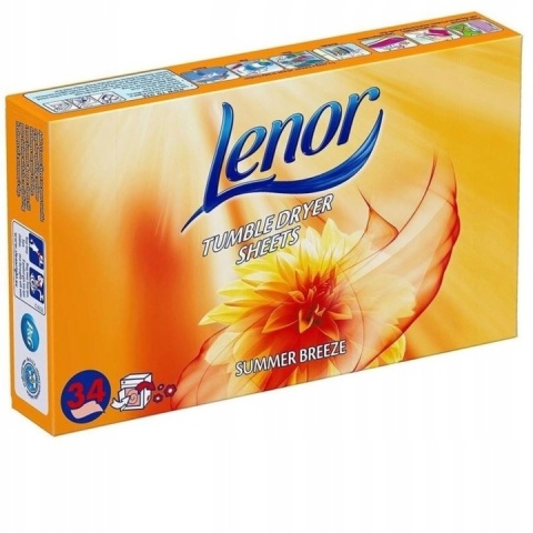 Lenor chusteczki zapachowe Summer Breeze 34szt Lenor chusteczki zapachowe Summer Breeze 34szt
