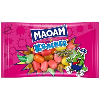 Maoam Kracher 60 g - Owocowe drażetki z musującym nadzieniem