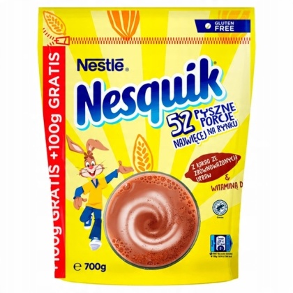 Nesquik Kakao XXL 700 g - napój kakaowy z witaminą D dla dzieci
