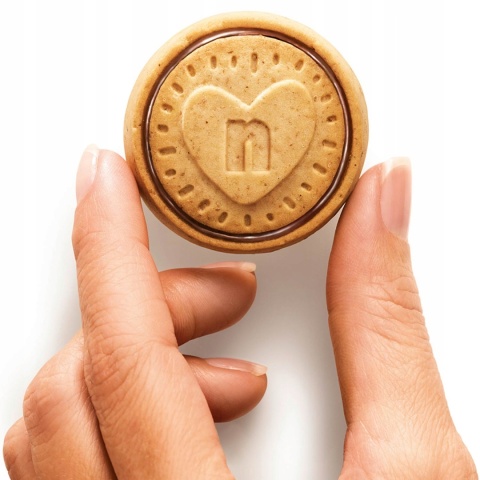 Nutella Biscuits 3 ciastka 41,4 g - Kruche ciasteczka z kremem orzechowo-czekoladowym Nutella Biscuits 3 ciastka 41,4 g - Kruche ciasteczka z kremem orzechowo-czekoladowym
