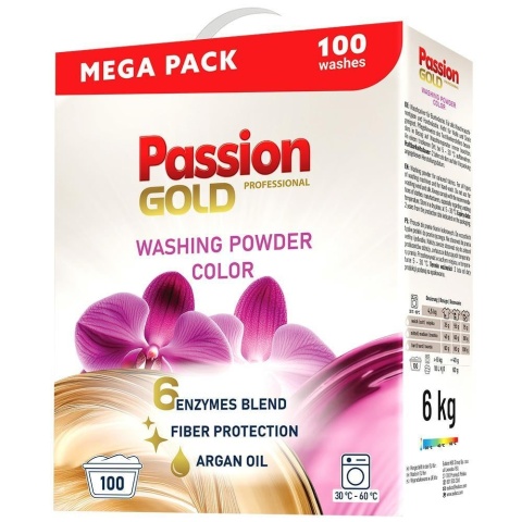 Passion GOLD Proszek 100prań 6kg Color
