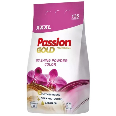 Passion Gold Professional Color Proszek do Prania Kolorów 8,1 kg 135 prań