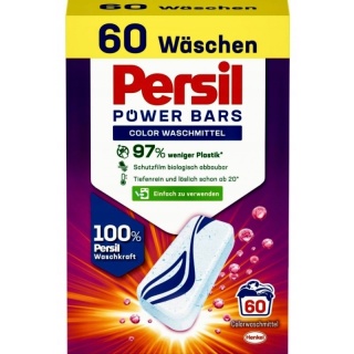Persil Bars Tabletki do Prania Kolorowych Tkanin COLOR 60 szt. DE